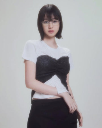 Bustier Layered T-Shirt